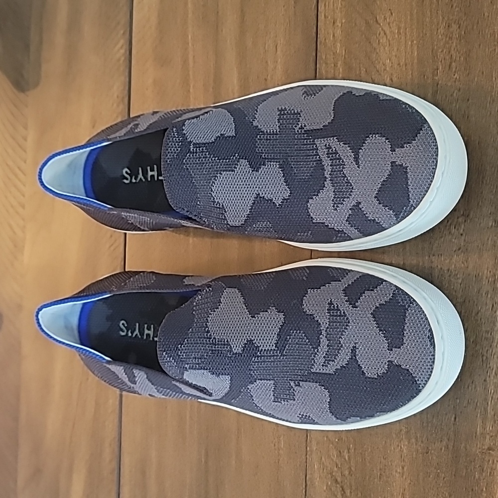 Rothy's Grey Camo Slip On Sneaker 8